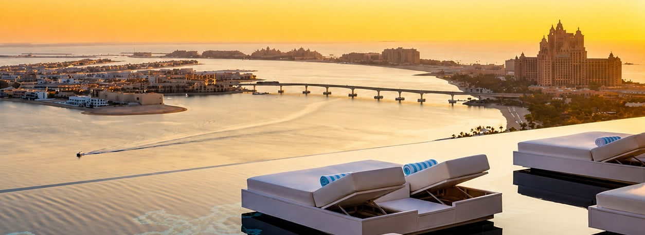 Dubai luxury resort view